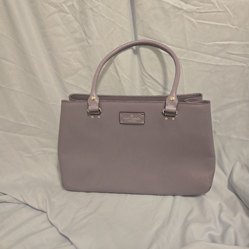 Kate Spade New York Wellesley Elena shoulder bag in Lush Lilac.